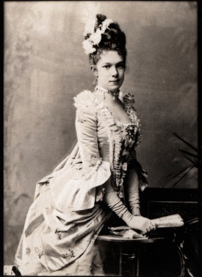 Porträt von Erzherzogin Marie Valerie von Österreich (1868-1924) von French Photographer